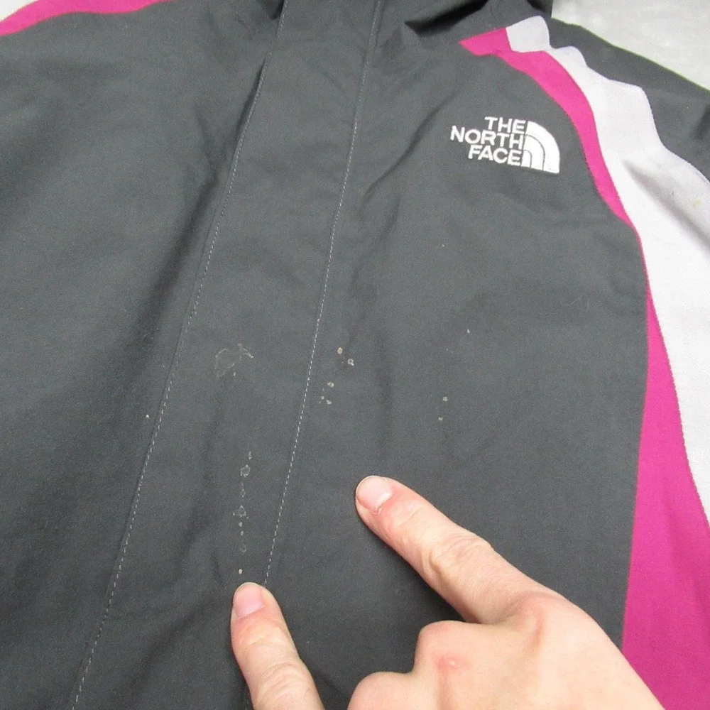 North Face Jacket Girls XL Grey‎ Winter Ski Snow Waterproof Removable Liner 3in1